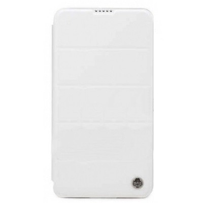 „ROCK“ Excel Nokia Lumia 1320 atvēramais balts maciņš / Vacins.lv