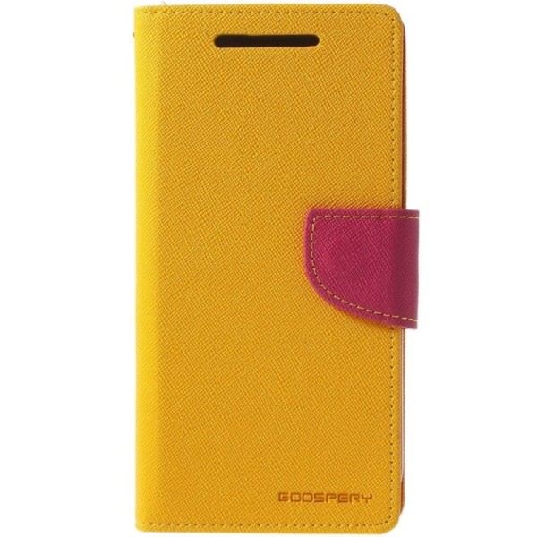 „Mercury“ Fancy atverčiamas dėklas - geltonas (One Mini 2)