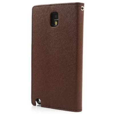 „Mercury“ Fancy Samsung Galaxy Note 3 (N9005, N9002, N9000) rudas odinis dėklas / Priedai.lt