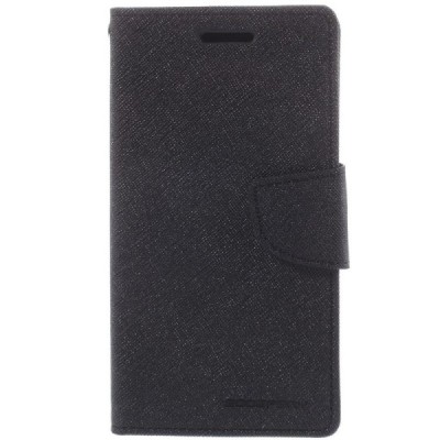 „Mercury“ Fancy Samsung Galaxy A5 (A500F) juodas odinis dėklas / Priedai.lt