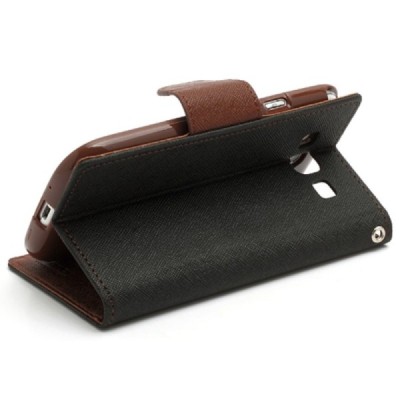 „Mercury“ Fancy Samsung Galaxy S3 (I9300) juodas odinis dėklas / Priedai.lt