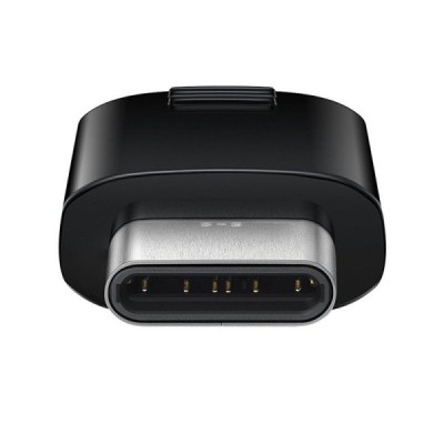 Origināls „Samsung“ Type-C micro USB Connector melns adapteris (EE-GN930) / Vacins.lv