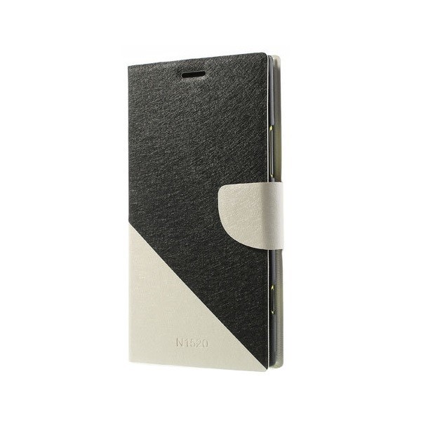 „Double“ atvērams maciņš - melns (Lumia 1520)