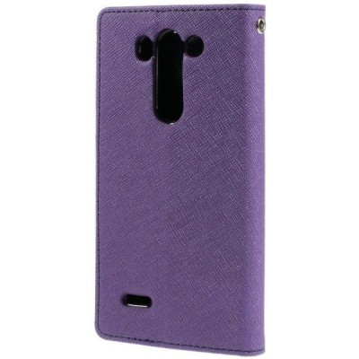 „Mercury“ Fancy LG G3 S D722 violetinis odinis dėklas / Priedai.lt