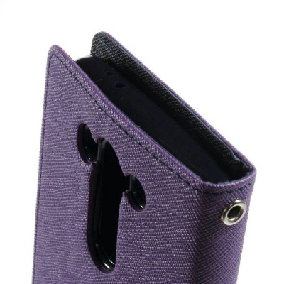 „Mercury“ Fancy LG G3 S D722 violetinis odinis dėklas / Priedai.lt