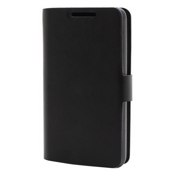 „Doormoon“ atverčiamas dėklas - juodas (Ascend Y200)