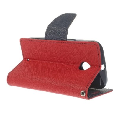 „Mercury“ Fancy Motorola Nexus 6 sarkans ādas maciņš / Vacins.lv