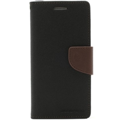 „Mercury“ Fancy HTC Desire EYE melns ādas maciņš / Vacins.lv