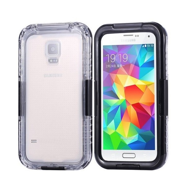 „FLOVEME“ ūdensizturīgs futrālis - melns (Galaxy S5 / S4 / S3)