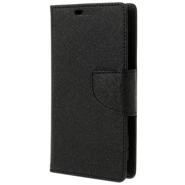 „Mercury“ Fancy atvēramais maciņš - melns (L70)