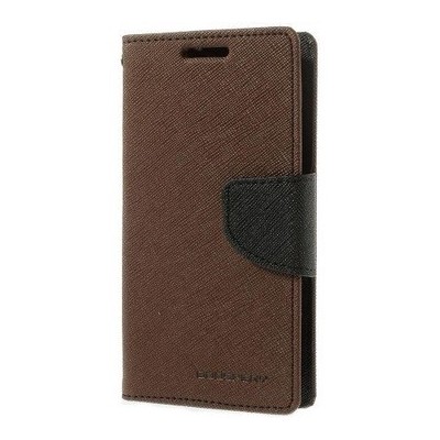 „Mercury“ Fancy LG L70 D320 brūns ādas maciņš / Vacins.lv