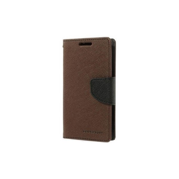 „Mercury“ Fancy atvēramais maciņš - brūns (L70)