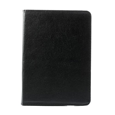 Samsung Galaxy Note 10.1 2014 P600 (P605) atvēramais melns ādas futrālis, grozās 360° grādu apjomā / Vacins.lv