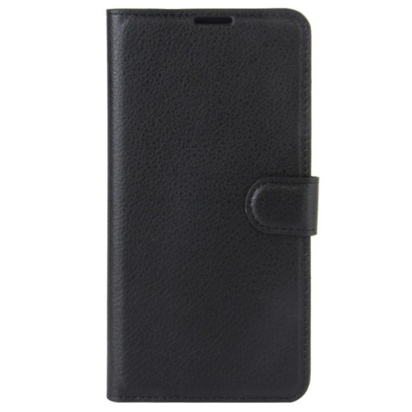 „Litchi“ atverčiamas dėklas, knygutė - juodas (Nokia 3)