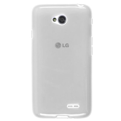 LG L70 (D320) „Jelly Case“ balts cieta silikona (TPU) futrālis / Vacins.lv