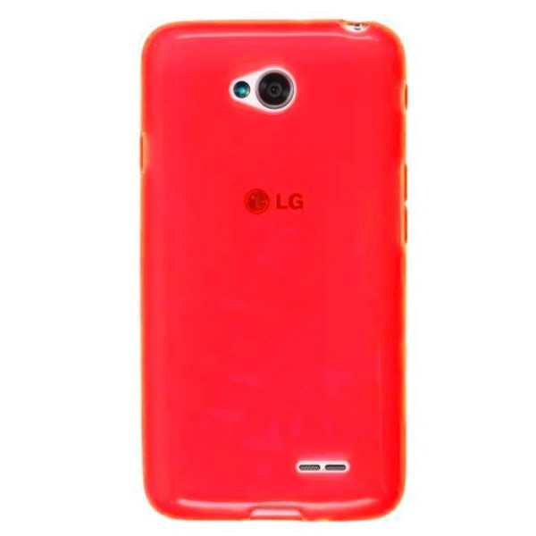 „Jelly Case“ kieto silikono dėklas - raudonas (L70)