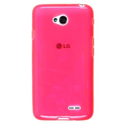 LG L70 (D320) „Jelly Case“ tumši rozs cieta silikona (TPU) futrālis / Vacins.lv