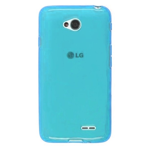 „Jelly Case“ kieto silikono dėklas - šviesiai mėlynas (L70)