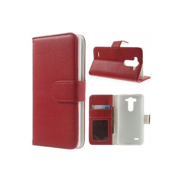 „Litchi“ atverčiamas dėklas - raudonas (G3 S)