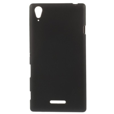 Sony Xperia T3 kieto silikono TPU juodas dėklas - nugarėlė / Priedai.lt