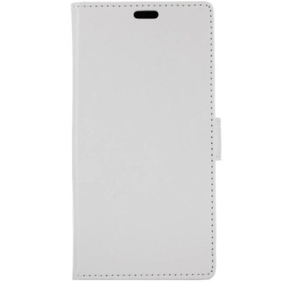 HTC U11 Plus atvēramais ādas balts maciņš (maks) / Vacins.lv