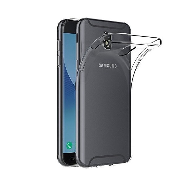Kieto silikono (TPU) dėklas - skaidrus (Galaxy J7 2017)