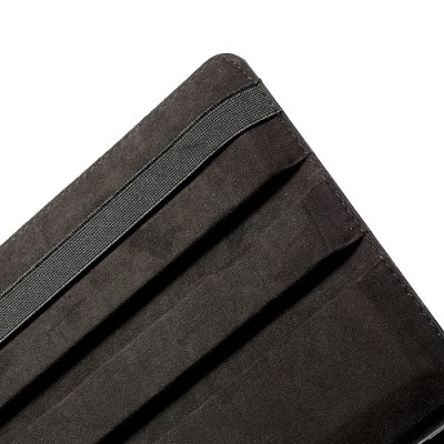 Samsung Galaxy Note 10.1 2014 P600 (P605) atvēramais melns ādas futrālis, grozās 360° grādu apjomā / Vacins.lv