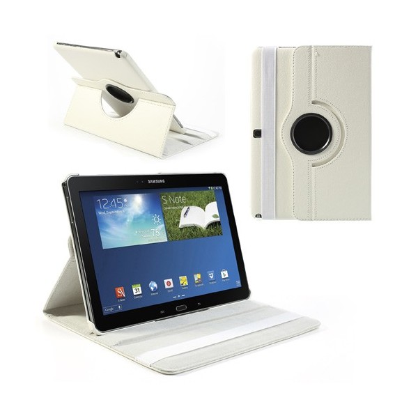 Klasikinis 360° atverčiamas dėklas - baltas (Note 10.1 2014)