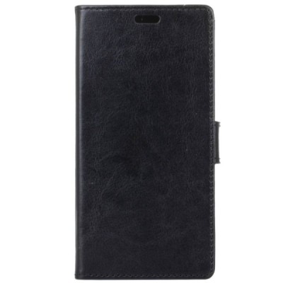 Samsung Galaxy A8+ 2018 (A730F) atvēramais ādas melns maciņš, grāmata (maks) / Vacins.lv