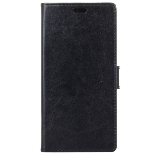 Atvēramais maciņš, grāmata - melns (Galaxy A8+ 2018)