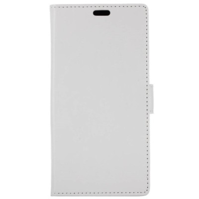 Samsung Galaxy A8+ 2018 (A730F) atvēramais ādas balts maciņš, grāmata (maks) / Vacins.lv