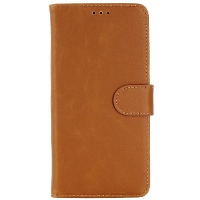 Samsung Galaxy A8+ 2018 (A730F) atvēramais ādas brūns retro maciņš (maks) / Vacins.lv