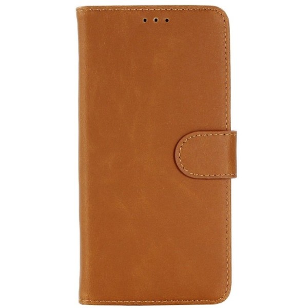 „Retro“ atverčiamas dėklas - rudas (Galaxy A8+ 2018)