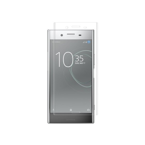 „Calans“ (pilnai dengiantis) apsauginis ekrano stiklas 0.33 mm - skaidrus (Xperia XZ Premium)