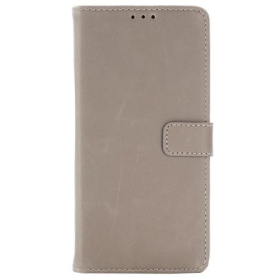 Samsung Galaxy A8 2018 (A530F) atverčiamas smėlio spalvos odinis retro dėklas - piniginė / Priedai.lt