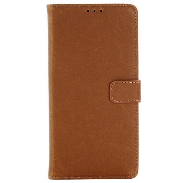 „Retro“ atverčiamas dėklas - rudas (Galaxy A8 2018)