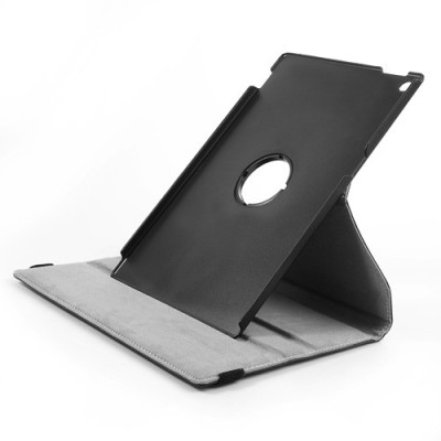 Sony Xperia Tablet Z atverčiamas juodas odinis dėklas (dėkliukas), sukiojamas 360° / Priedai.lt