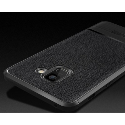 Samsung Galaxy A8 2018 (A530F) „Armor“ kieto silikono TPU juodas dėklas - nugarėlė / Priedai.lt