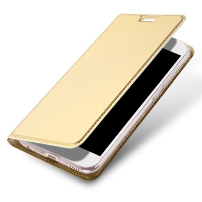 Xiaomi Mi A1 (Mi 5X) „Dux Ducis“ Skin sērijas zelta ādas atvērams maciņš / Vacins.lv