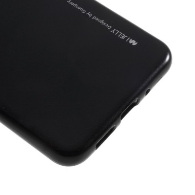 Huawei P10 Lite Mercury juodas kieto silikono TPU dėklas - nugarėlė / Priedai.lt