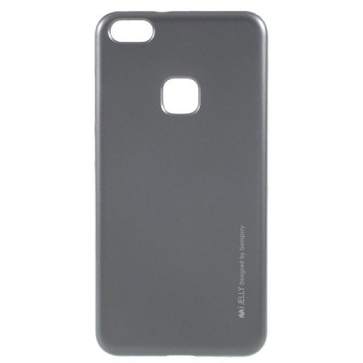 Huawei P10 Lite Mercury pilkas kieto silikono TPU dėklas - nugarėlė / Priedai.lt