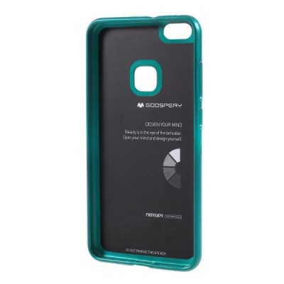 Huawei P10 Lite Mercury žalias kieto silikono TPU dėklas - nugarėlė / Priedai.lt