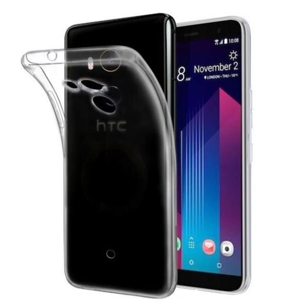 Cieta silikona (TPU) apvalks - dzidrs (U11 Plus)