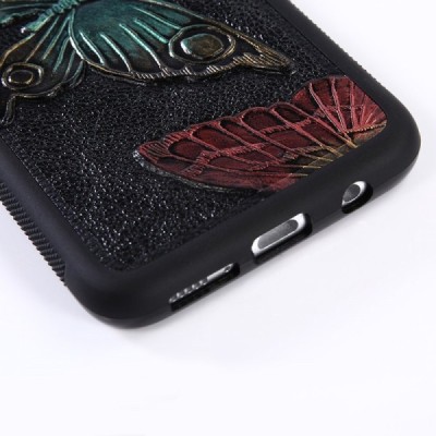 Samsung Galaxy S8 (G950) spalvotas kieto silikono TPU dėklas (nugarėlė) - Drugeliai / Priedai.lt