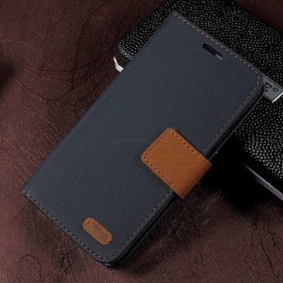 Roar Diary atverčiamas Asus Zenfone 2 Laser 5.5 (ZE550KL) juodas odinis dėklas / Priedai.lt