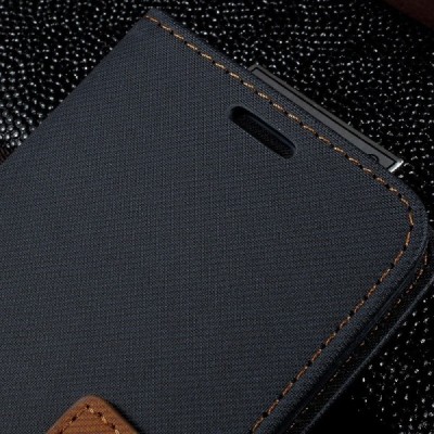 Roar Diary atverčiamas Asus Zenfone 2 Laser 5.5 (ZE550KL) juodas odinis dėklas / Priedai.lt