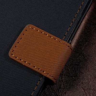 Roar Diary atverčiamas Asus Zenfone 2 Laser 5.5 (ZE550KL) juodas odinis dėklas / Priedai.lt