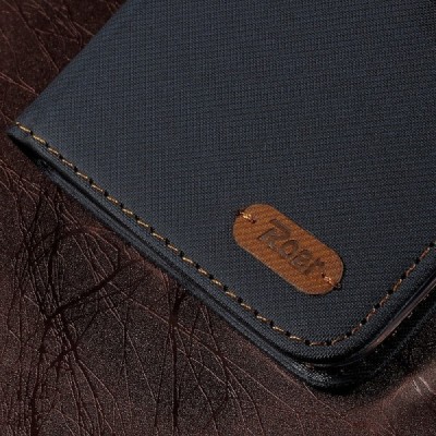 Roar Diary atverčiamas Asus Zenfone 2 Laser 5.5 (ZE550KL) juodas odinis dėklas / Priedai.lt