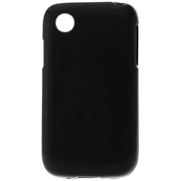 Cieta silikona matētas futrālis - melns (L40)