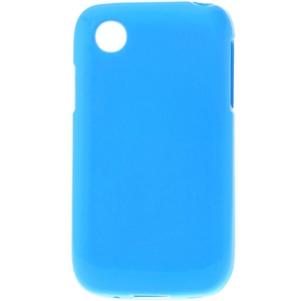 Cieta silikona matētas futrālis - zils (L40)